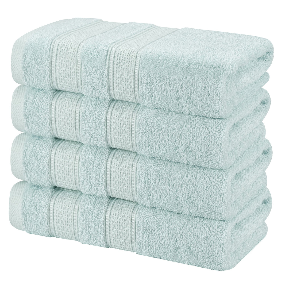 Salem 4 Piece 100% Cotton Luxury Turkish Hand Towel Sets