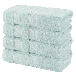 Salem 4 Piece 100% Cotton Luxury Turkish Hand Towel Sets
