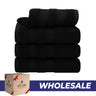 Salem 4 Piece 100% Cotton Luxury Turkish Hand Towel Sets - Wholesale hand towels