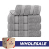 Salem 4 Piece 100% Cotton Luxury Turkish Hand Towel Sets - Wholesale hand towels