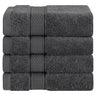 American Soft Linen 100% Cotton, Salem 4 Piece Washcloth Set for Bathroom and Kitchen