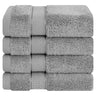 American Soft Linen 100% Cotton, Salem 4 Piece Washcloth Set for Bathroom and Kitchen