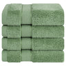 American Soft Linen 100% Cotton, Salem 4 Piece Washcloth Set for Bathroom and Kitchen