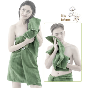 American Soft Linen Sense Collection 100% Micro Cotton Premium 6 Piece Towel Set, 600 GSM Ultra Soft and Plush Towels for Bathroom