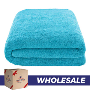 40x80 Oversized Bath Sheets – 12 Pack | Premium 600 GSM Cotton