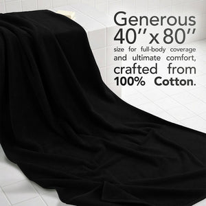 40x80 Oversized Bath Sheets – 12 Pack | Premium 600 GSM Cotton
