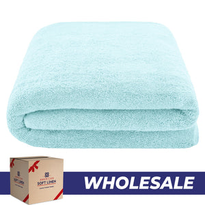 40x80 Oversized Bath Sheets – 12 Pack | Premium 600 GSM Cotton