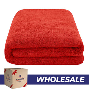 40x80 Oversized Bath Sheets – 12 Pack | Premium 600 GSM Cotton