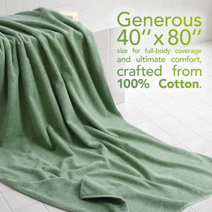 40x80 Oversized Bath Sheets – 12 Pack | Premium 600 GSM Cotton