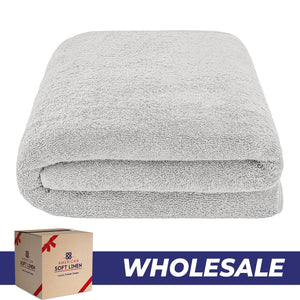 40x80 Oversized Bath Sheets – 12 Pack | Premium 600 GSM Cotton