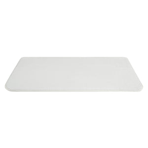 American Soft Linen Fluffy Foamed Bath Rug, 21x32 inches Bath Rugs for Bathroom, 100% Polyester Upper Fluffy Surface and Grip Enhanced Base
