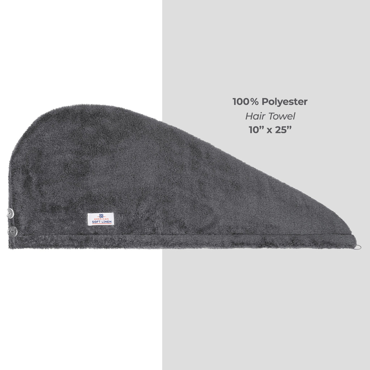 American Soft Linen Hair Drying Towel - 1 Packed / 2-Packed - Wholesale