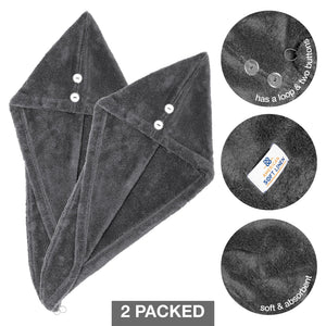 American Soft Linen Hair Drying Towel - 1 Packed / 2-Packed - Wholesale