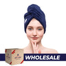 American Soft Linen Hair Drying Towel - 1 Packed / 2-Packed - Wholesale