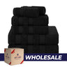 Salem 6 Piece 100% Cotton Luxury Bath Towel Set - 10 Set Case Pack
