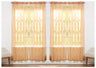 J&V Textiles 4-Pack Value: Solid Sheer Window Curtain Panels