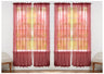 J&V Textiles 4-Pack Value: Solid Sheer Window Curtain Panels