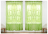 J&V Textiles 4-Pack Value: Solid Sheer Window Curtain Panels