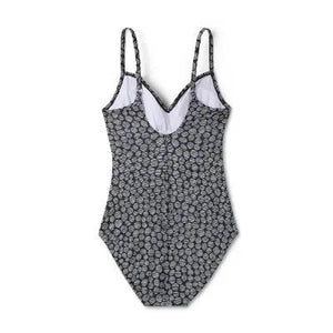 Aqua Green Women's Twist Front One Piece Swimsuit UPF 50+ Swimwear