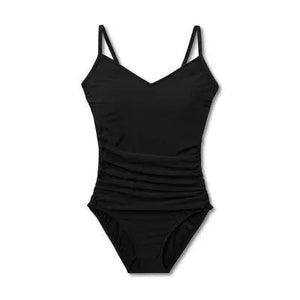 Aqua Green Women's Ring Back One Piece Swimsuit UPF 50+ Swimwear