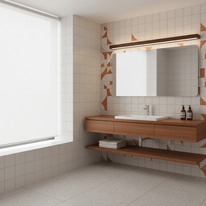 Pinea | Linear Pine Wood Wall Light with Frosted Diffuser, Dimmable Warm LED for Hallway