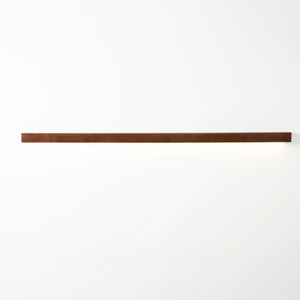 Pinea | Linear Pine Wood Wall Light with Frosted Diffuser, Dimmable Warm LED for Hallway