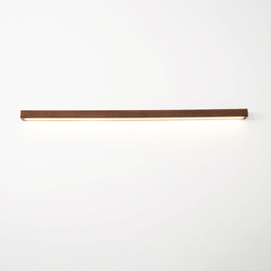 Pinea | Linear Pine Wood Wall Light with Frosted Diffuser, Dimmable Warm LED for Hallway