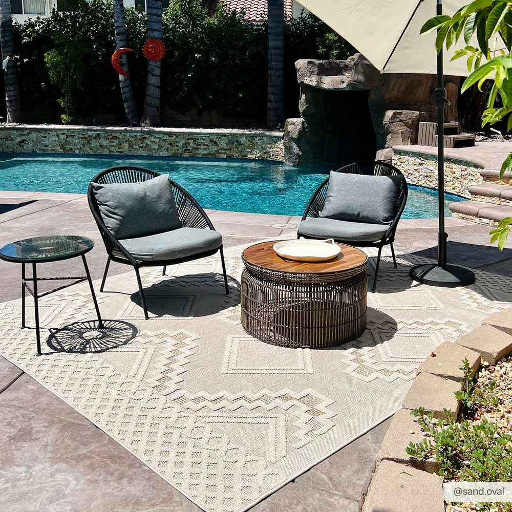 Arwid Bone Area Rug - Clearance