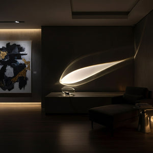 Seren | Crystal Glass Table Lamp with Chrome Base, Compact Plug-In Accent Light for Desk