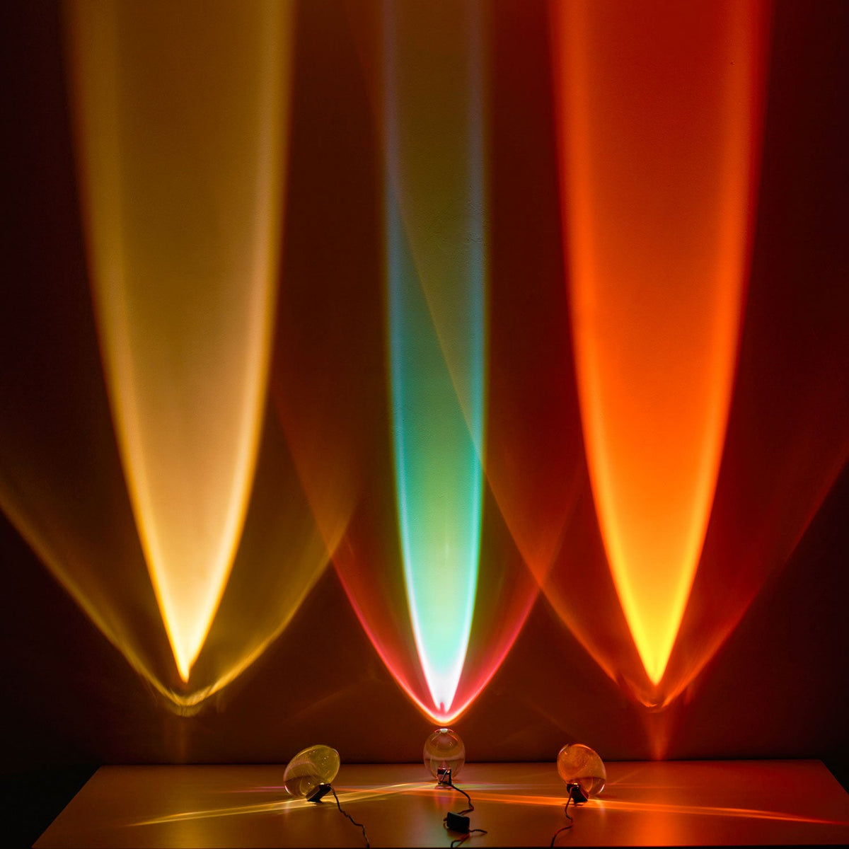 Seren | Crystal Glass Table Lamp with Chrome Base, Compact Plug-In Accent Light for Desk