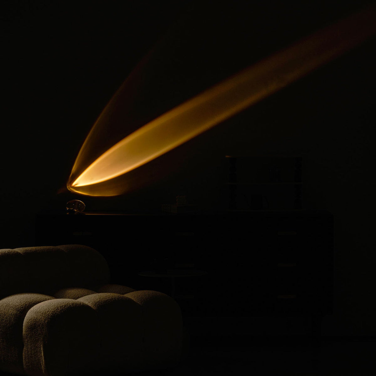 Seren | Crystal Glass Table Lamp with Chrome Base, Compact Plug-In Accent Light for Desk