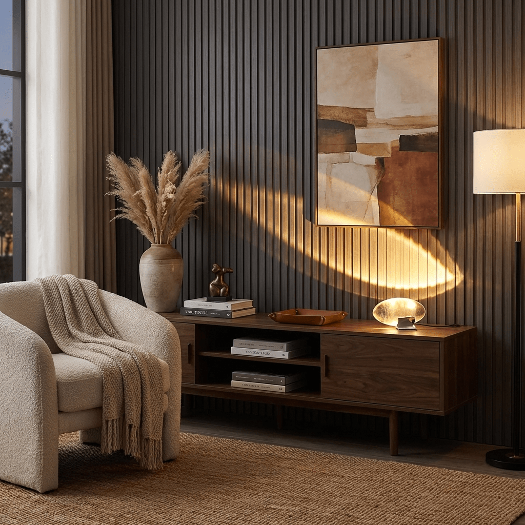 Seren | Crystal Glass Table Lamp with Chrome Base, Compact Plug-In Accent Light for Desk
