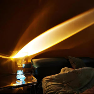 Seren | Crystal Glass Table Lamp with Chrome Base, Compact Plug-In Accent Light for Desk
