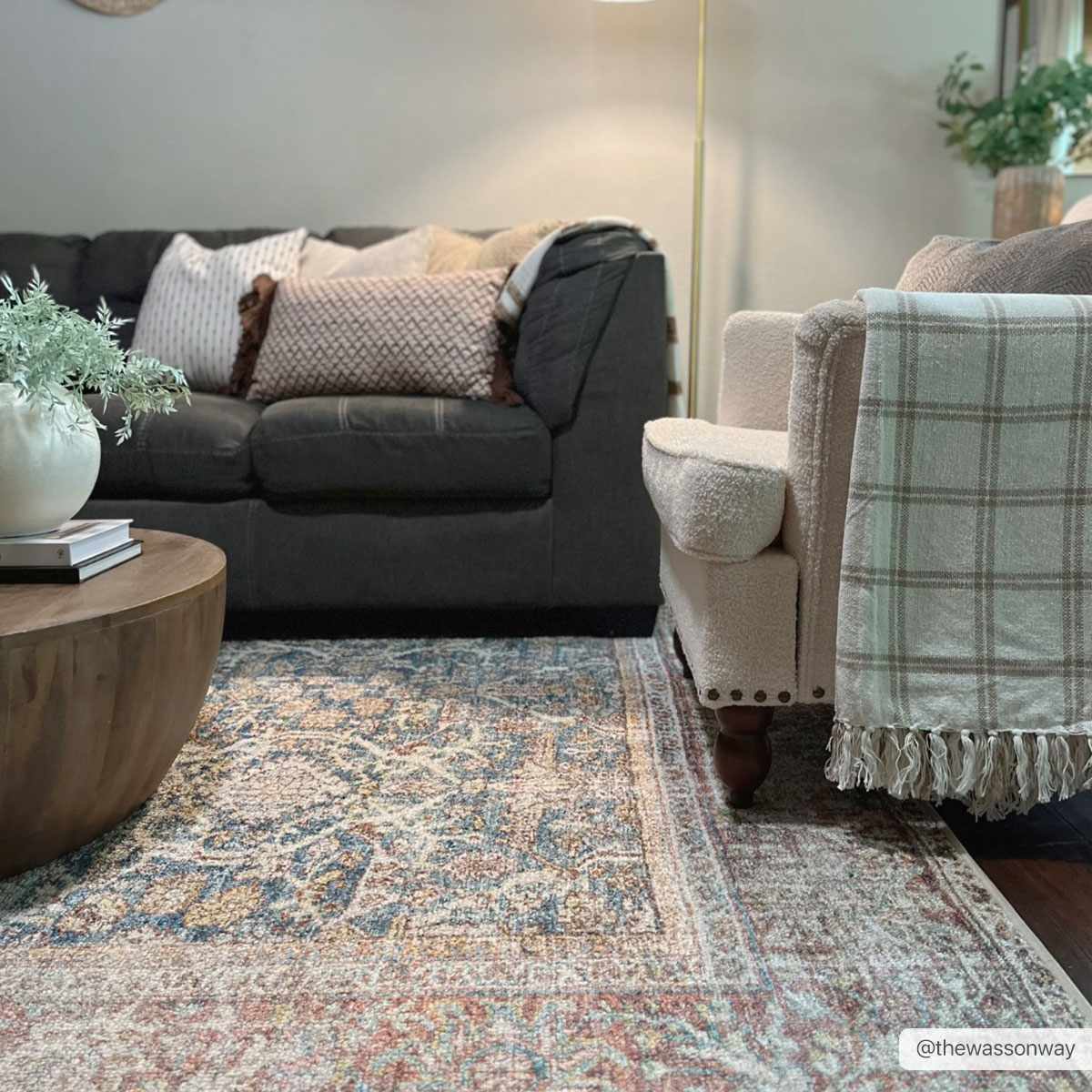Avel Washable Area Rug - Clearance