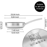 Stainless Steel Honeycomb Non-Stick Pan 9.5"