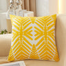 Textured Cotton Blend Square Throw Pillow  (With 450g Insert) size 18"x18" pack of one