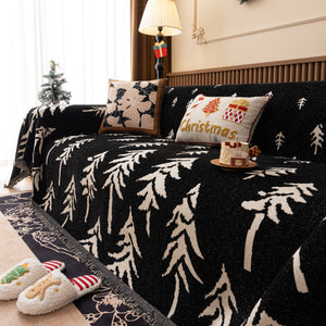 Modern Couch Covers for Couches Large Decorative Throw Blanket with Tassels for Couch