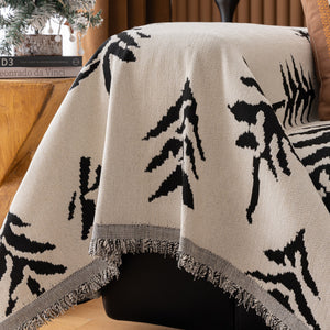 Modern Couch Covers for Couches Large Decorative Throw Blanket with Tassels for Couch