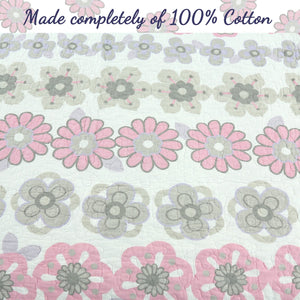 Lola Floral Cotton Reversible Quilt Bedding Set