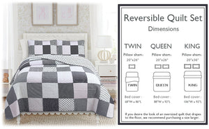 Halftone Black White Subtle Pink Polka Dot Patchwork Cotton Quilt Bedding Set