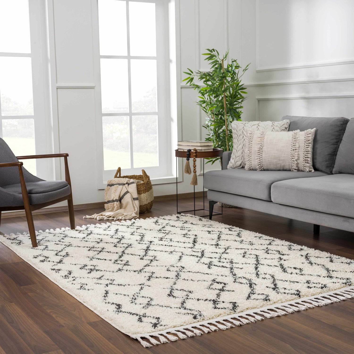 Pahala Moroccan Shag Area Rug - Clearance