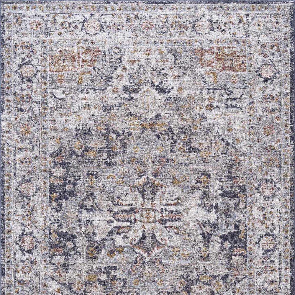 Ivria Navy & Rust Area Rug
