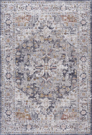 Ivria Navy & Rust Area Rug