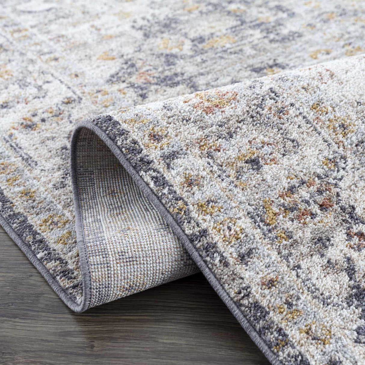 Ivria Navy & Rust Area Rug