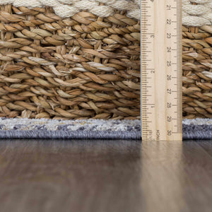 Ivria Navy & Rust Area Rug