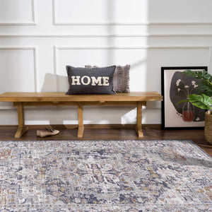 Ivria Navy & Rust Area Rug