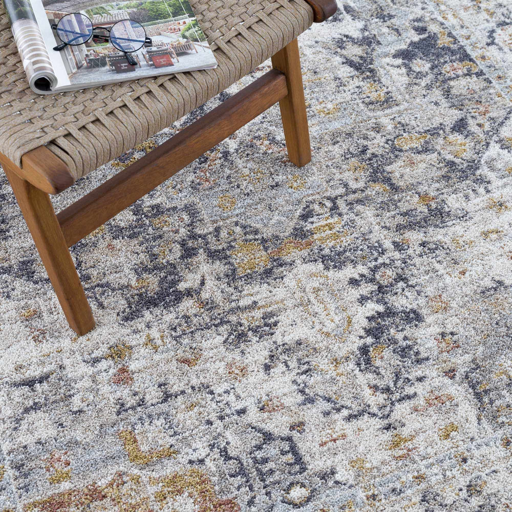 Ivria Navy & Rust Area Rug