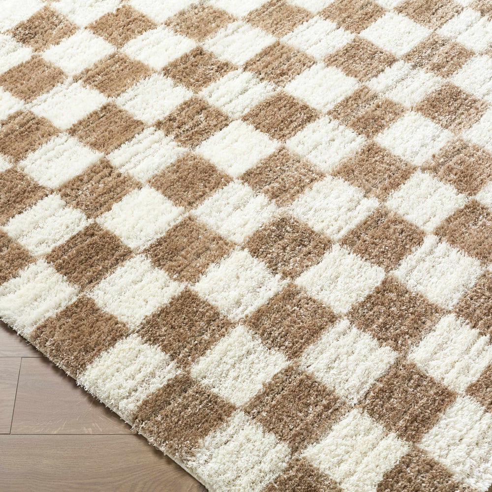 Belita Cream Luxe Shag Area Rug