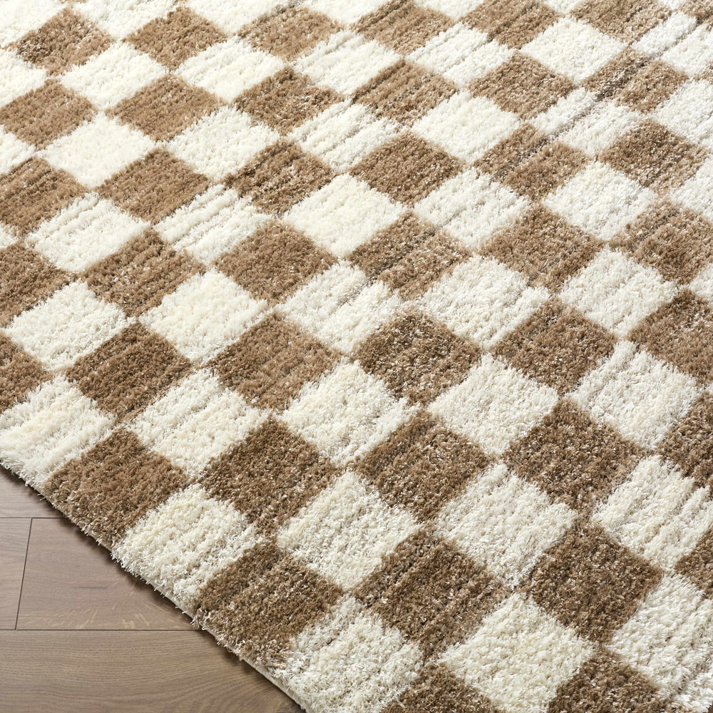 Belita Cream Luxe Shag Area Rug