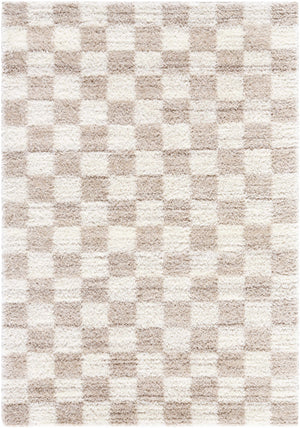 Belita Beige Luxe Shag Area Rug